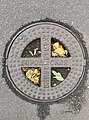 * Nomination A manhole cover --Lvova 14:22, 24 October 2024 (UTC) * Promotion rotate please --GiovanniPen 00:16, 29 October 2024 (UTC) ok, fixed a little bit --Lvova 23:20, 29 October 2024 (UTC)  Support Done since 5 days. Good quality and QI now imo. --ArildV 16:45, 4 November 2024 (UTC)