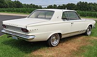 1965 Dodge Dart GT 2-door hardtop, rear