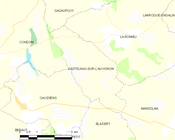 Castelnau-sur-l'Auvignon só͘-chāi tē-tô͘ ê uī-tì