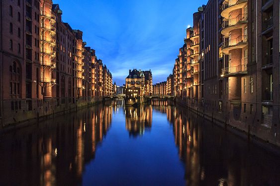 Die Speicherstadt in Hamburg