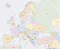 Länder Europas von San Jose