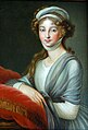 Portrait of Yelizaveta Alexeevna (fragment, slightly cropped), born Louise of Baden, spouse of Alexander I of Russia.