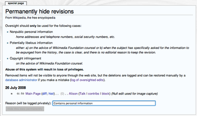 Contoh tampilan antar muka MediaWiki:Hiderevision-tab.