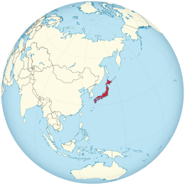 Mapa Japonia