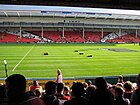 Le Kingsholm Stadium.