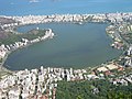 Il-laguna Rodrigo de Freitas, minn Corcovado.