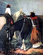 Capataz y peón de campo, 1864