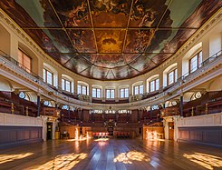 Interior, Sheldonian Theatre, Oxford University