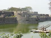 View of moat at Vellore Fort