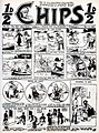 Image 5Cover of Illustrated Chips in 1896 featuring the first appearance of the long-running comic strip of the tramps Weary Willie and Tired Tim. (from British comics)