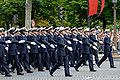 空軍士官学校生徒。2007年パリ祭。