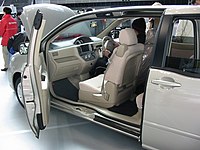 Toyota Raum with doors open