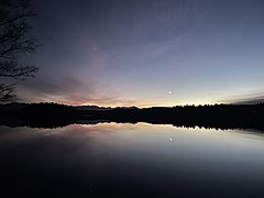 Ostersee bei Sonnenuntergang, Naturschutzgebiet Osterseen.jpg