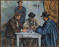 Les Joueurs de cartes (1892-1893), 65 × 81 cm. The Metropolitan Museum of Art.