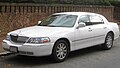 2003-2010 Lincoln Town Car fotografiado en Annapolis, Maryland, USA.