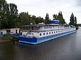 Botel Racek ("Seagull") in Prague.