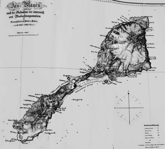 File:Jan Mayen map 1884 Schritt2 sw als Palette.png