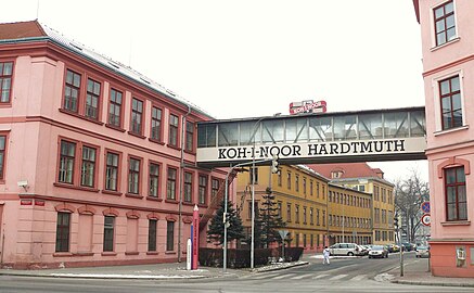 Usine Koh i noor de Budejovice.