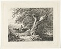 Landscape with a leafless tree and a shepherd, signed by C.C. Huijsmans with C.C.H., Rijksmuseum, Amsterdam.