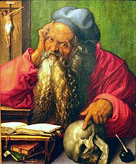 Albrecht Dürer, Saint Jérôme dans son cabinet, 1521.