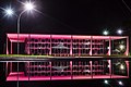 The Supreme Court lit up in pink for Breast Cancer Awareness Month on 29 October 2020