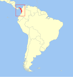 Distribuição geográfica de S. geoffroyi.