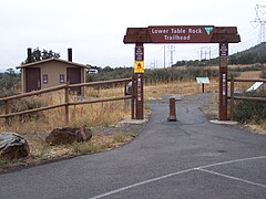 The entrance to the Lower Table Rock Trail