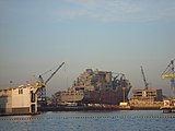 Amelia Earhart under construction, January 2008