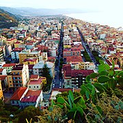 View from the west side of the Monte della Madonna in Capo d' Orlando.jpg