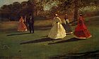 ウィンスロー・ホーマー Croquet Players　1865年