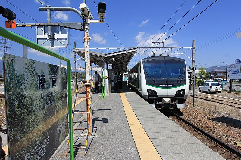 File:穂高駅 - panoramio (7).jpg