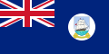 Bandeira da Guiana Britânica, de 1954 a 1966.