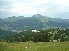 Vue depuis le col de Ranfolly en direction de la vallée de la Dranse.