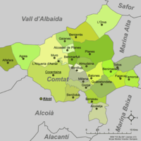 Municipalities of Comtat