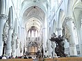 St. Rumbold's Cathedral; at the far end stands the statue of Sanctus Rumoldus, aka Saint Rumbold, above the high altar.