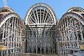 Concrete construction in Moscow metro using special aluminum concrete formwork