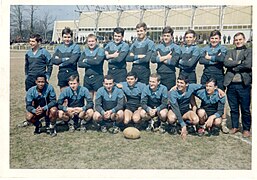 Équipe de rugby ENVT 1965-66 (avec noms des membres dans la description)