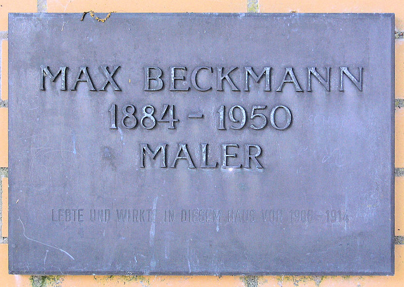 File:Gedenktafel Ringstr 17 (Hermsd) Max Beckmann.JPG