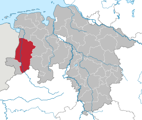 Localisation de Arrondissement du Pays de l'Ems