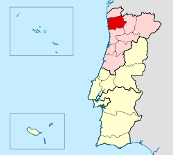 Mapa da área da arquidiocese