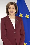 Stella Kyriakides, former DISY MP, former President of the Parliamentary Assembly of the Council of Europe (2017-2018) and European Commissioner for Health and Food Safety (2019-present).