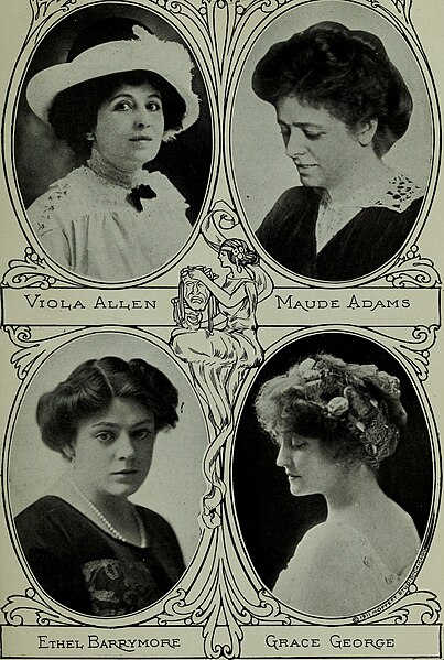 File:Viola Allen, Maude Adams, Ethel Barrymore and Grace George.jpg