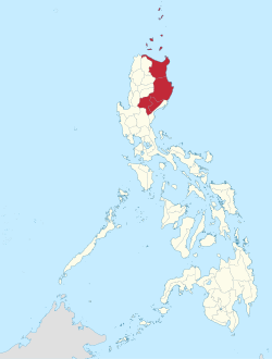 Mapa ning Filipinas ampong Saug Cagayan ilage