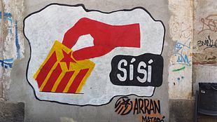 Grafit a favor de la independència