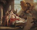 Danaë och guldregnet. Kopia efter Giovanni Battista Tiepolo, 1753, Nationalmuseum, Stockholm.