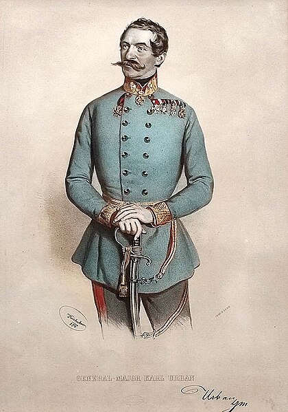 File:Kriehuber, lithografy Karl von Urban in COLOR, 1850.jpg