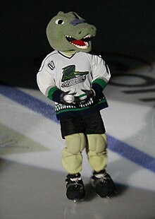 Photographie de la mascotte des Everblades