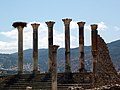 Columnas en a ciudat romana de Volubilis, en l'actual Marruecos.