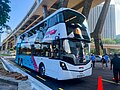 The sole Volvo B8L in Singapore, now operated by private operator A&S Transit, with a Wright Gemini 3 body