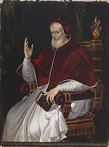 Sota el papa Pius V (1504–1572), un antic monjo de l'Orde dels Predicadors, el blanc es va convertir en el color oficial que portava el Papa.